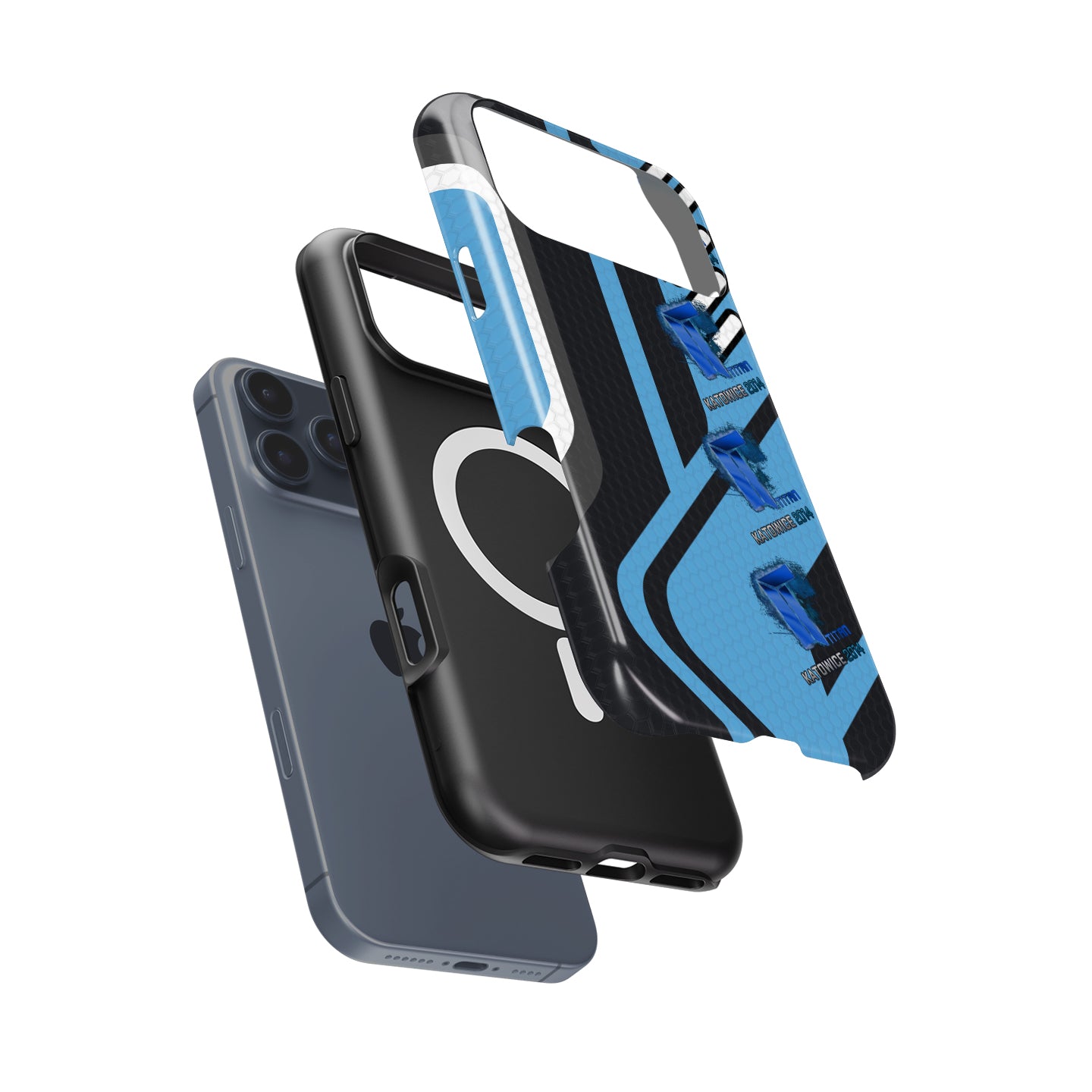 CS / CS2 AK-47 | Vulcan Skin 4×Sticker | Titan | Katowice 2014 Phone Case