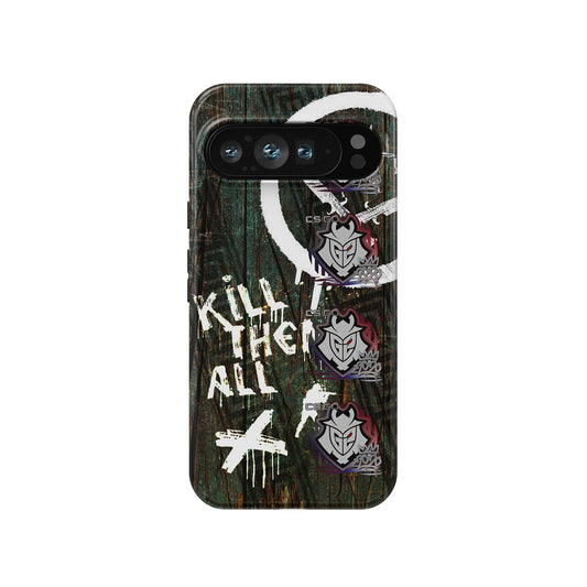 CS2 CSGO Phone Case - AK-47 Wasteland Rebel Skin with G2 Esports RMR 2020 Stickers - Other Models