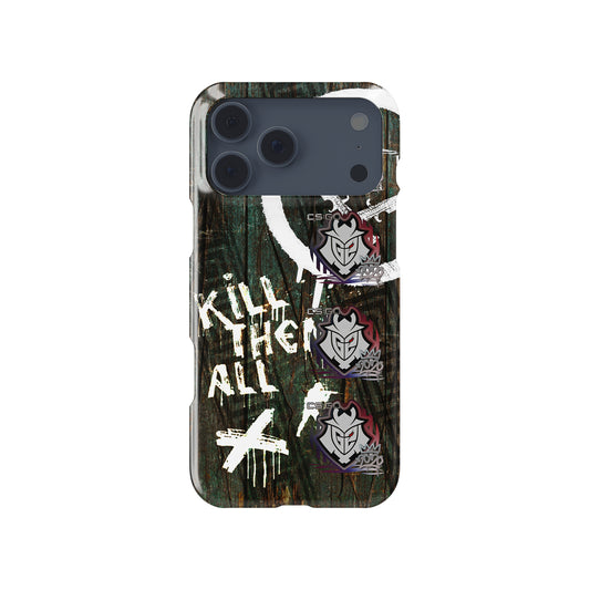 CS2 CSGO iPhone Case - AK-47 | Wasteland Rebel Skin with 4X G2 Esports RMR 2020 Stickers by DIZZY CASE