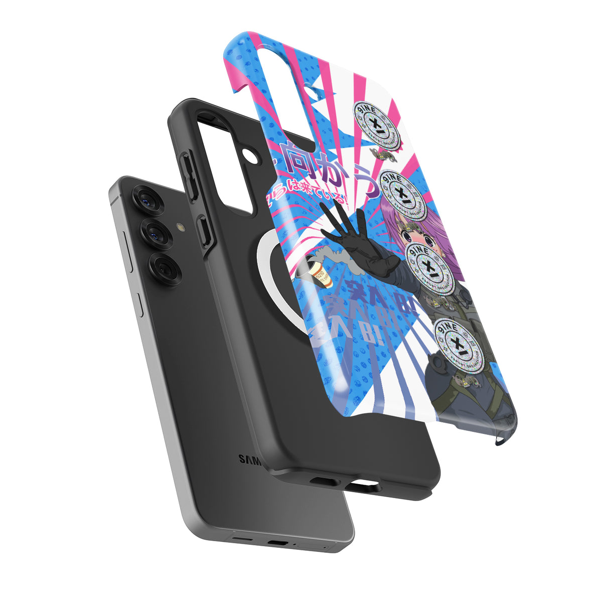 CS / CS2 M4A4 Temukau Classic Skin + 9INE Paris 2023 Sticker - Samsung Models