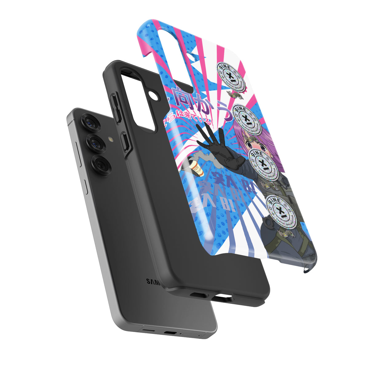 CS / CS2 M4A4 Temukau Classic Skin + 9INE Paris 2023 Sticker - Samsung Models