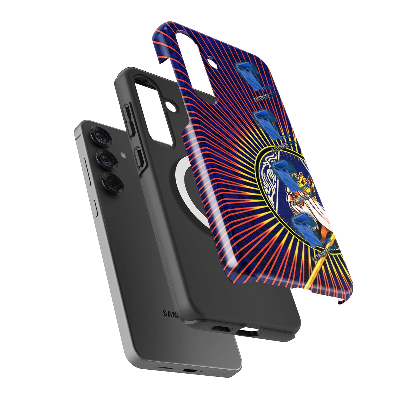 CSGO/CS2 Phone Case - M4A4 | The Emperor Skin with TITAN Stickers - Samsung Models