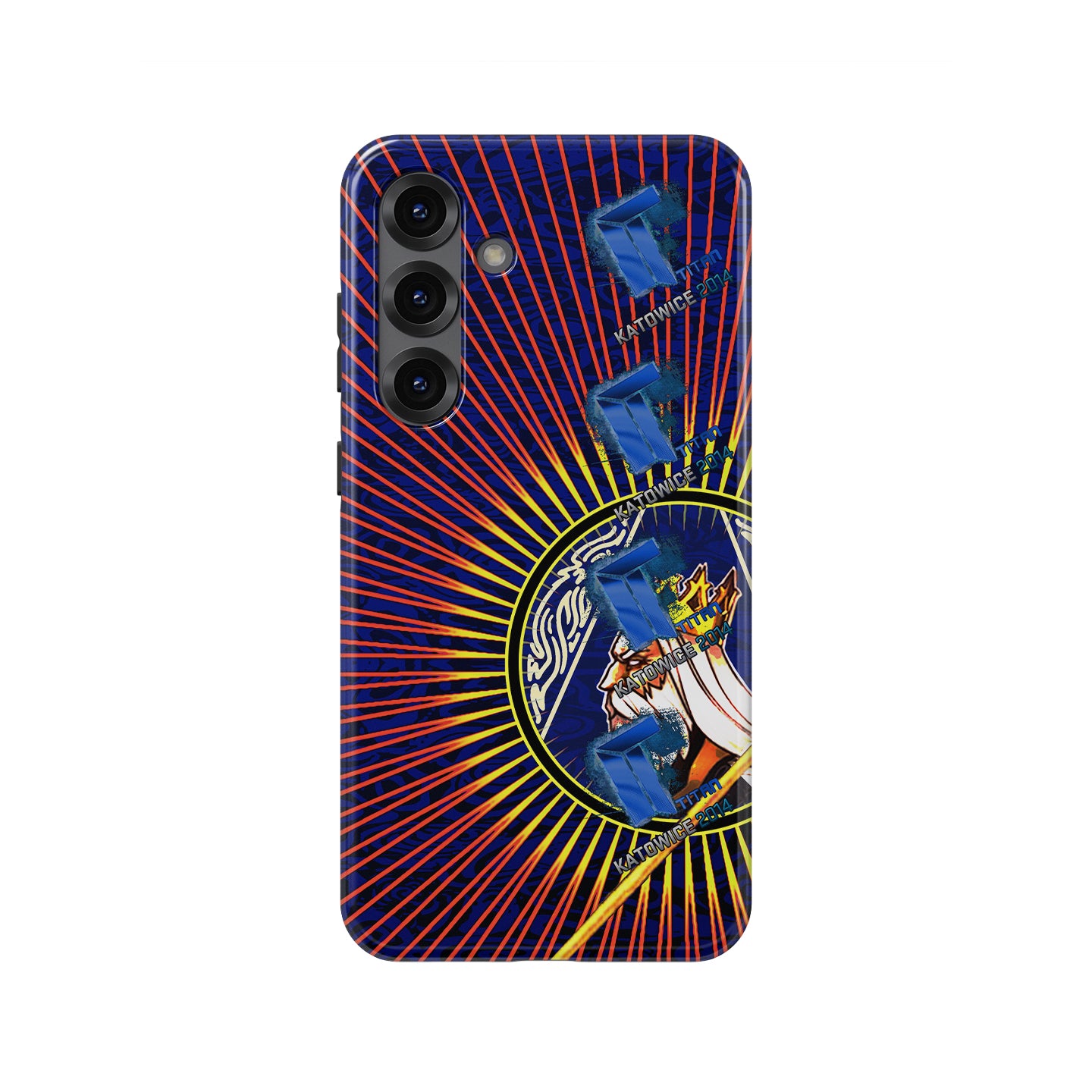 CSGO/CS2 Phone Case - M4A4 | The Emperor Skin with TITAN Stickers - Samsung Models