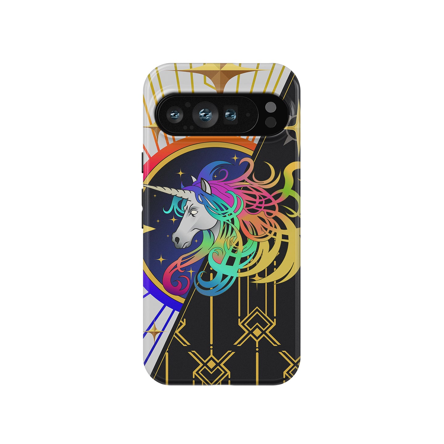 Funda para teléfono Tadej Pogacar 2024 Dual Triumph en jersey amarillo y rosa de DIZZY