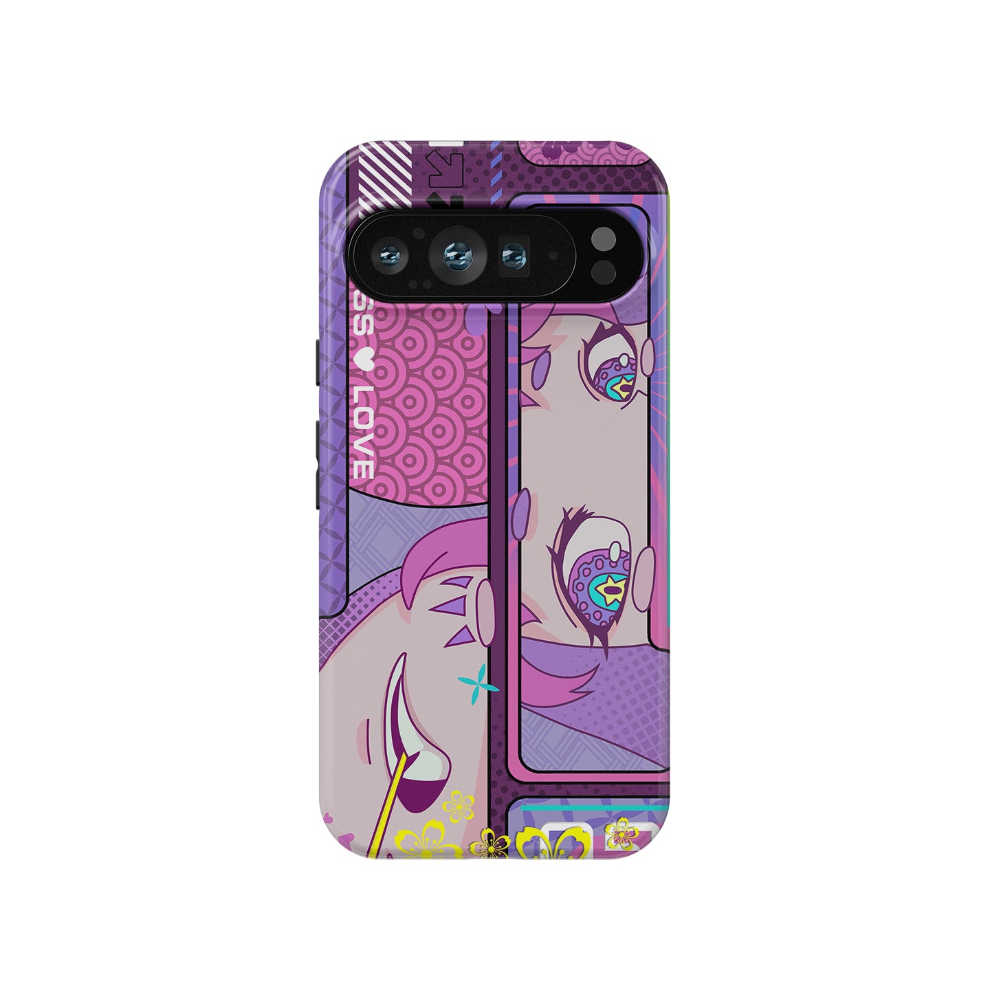Funda para teléfono Tadej Pogacar 2024 Dual Triumph en jersey amarillo y rosa de DIZZY