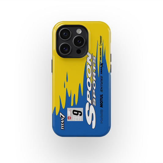 Spoon Sports Honda Civic FD2 Livery Phone Case by DIZZY