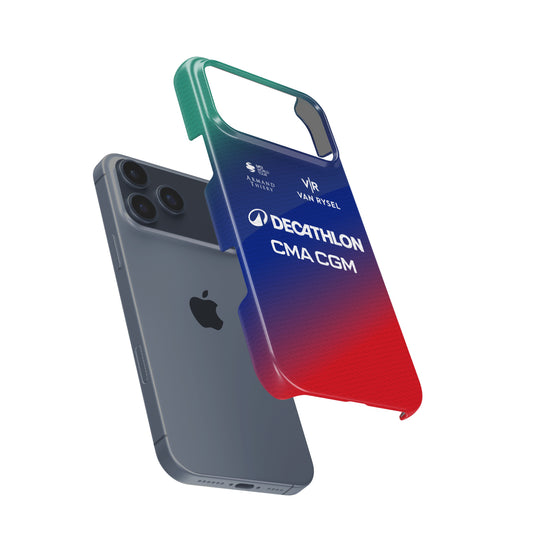 Decathlon CMA CGM 2026 Gradient Cycling Jersey Phone Case for iPhone