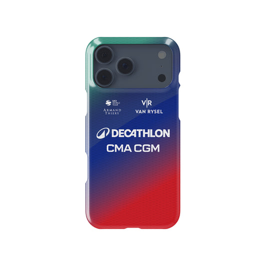 Decathlon CMA CGM 2026 Gradient Cycling Jersey Phone Case for iPhone