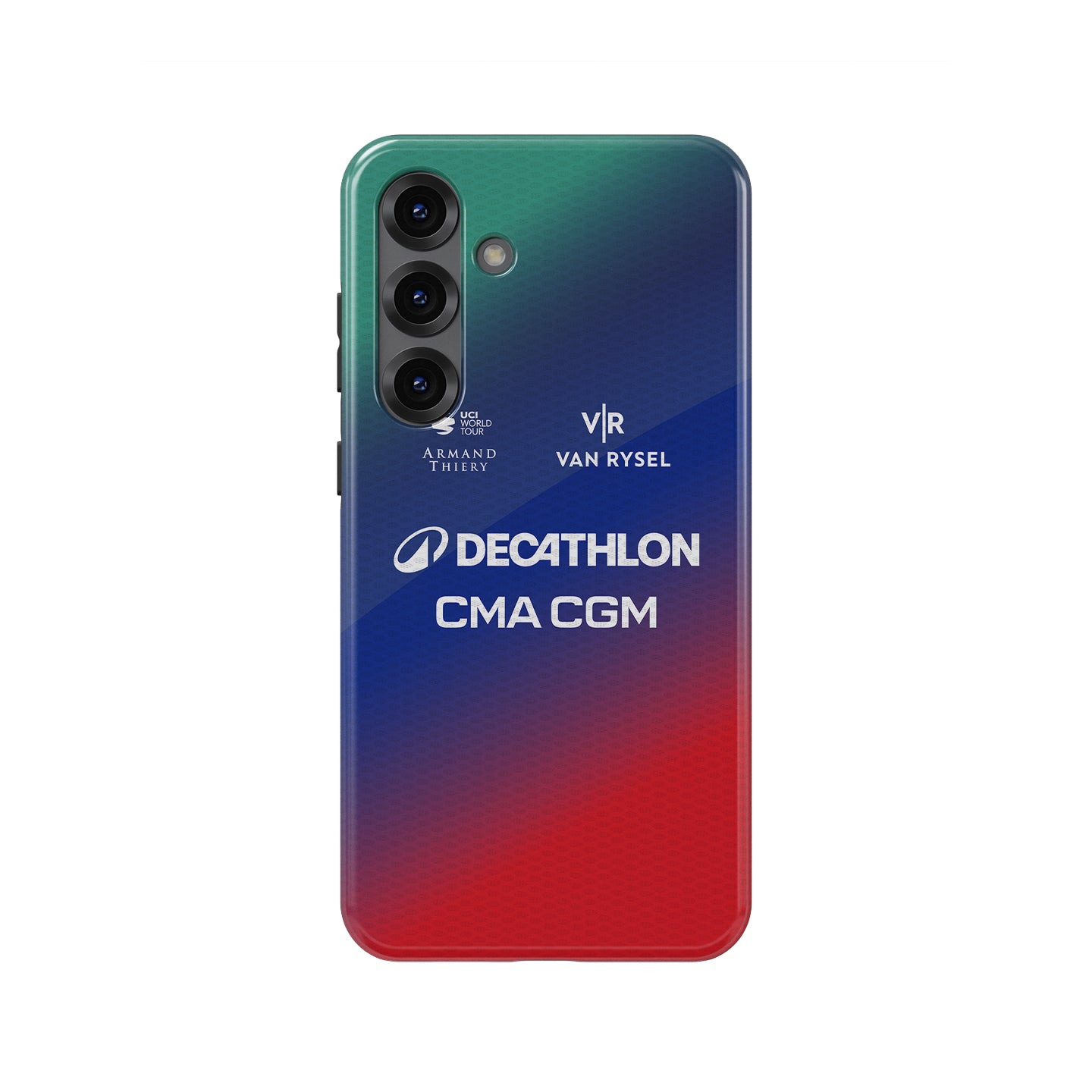 Decathlon CMA CGM 2026 Gradient Cycling Jersey Phone Case for Samsung Galaxy