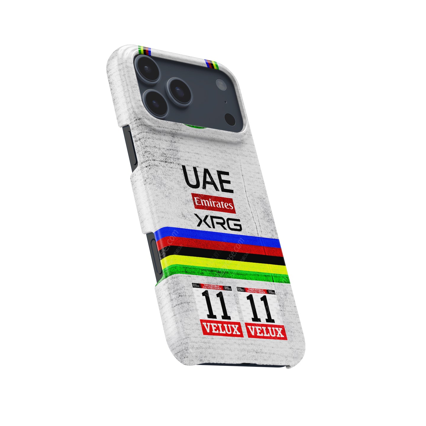 Paris-Roubaix 2026 Tadej Pogačar #11 UAE Team Emirates XRG World Champion Phone Case - DIZZY CASE