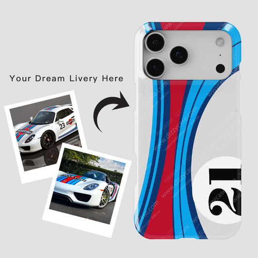Custom Racing Livery Phone Case | Your Dream Design for iPhone, Samsung & Pixel