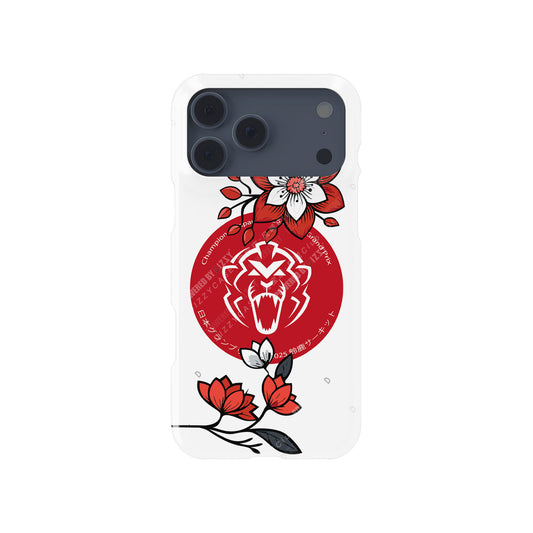 Max Verstappen 2025 F1 Japanese GP Helmet Edition Phone Case – Sakura Spirit Design (Apple)