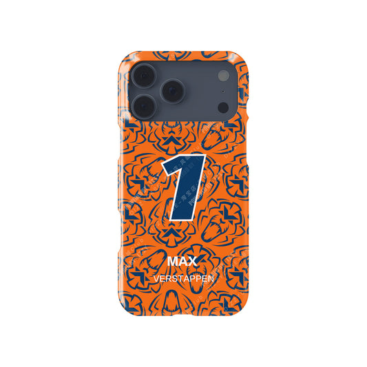 Max Verstappen 2025 F1 Champion Phone Case – Dutch Pride Edition (Apple)