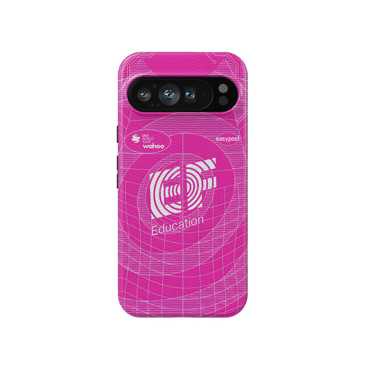 EF Education-EasyPost 2026 Pink Grid Cycling Jersey Phone Case for Google Pixel / OnePlus / Xiaomi / Huawei