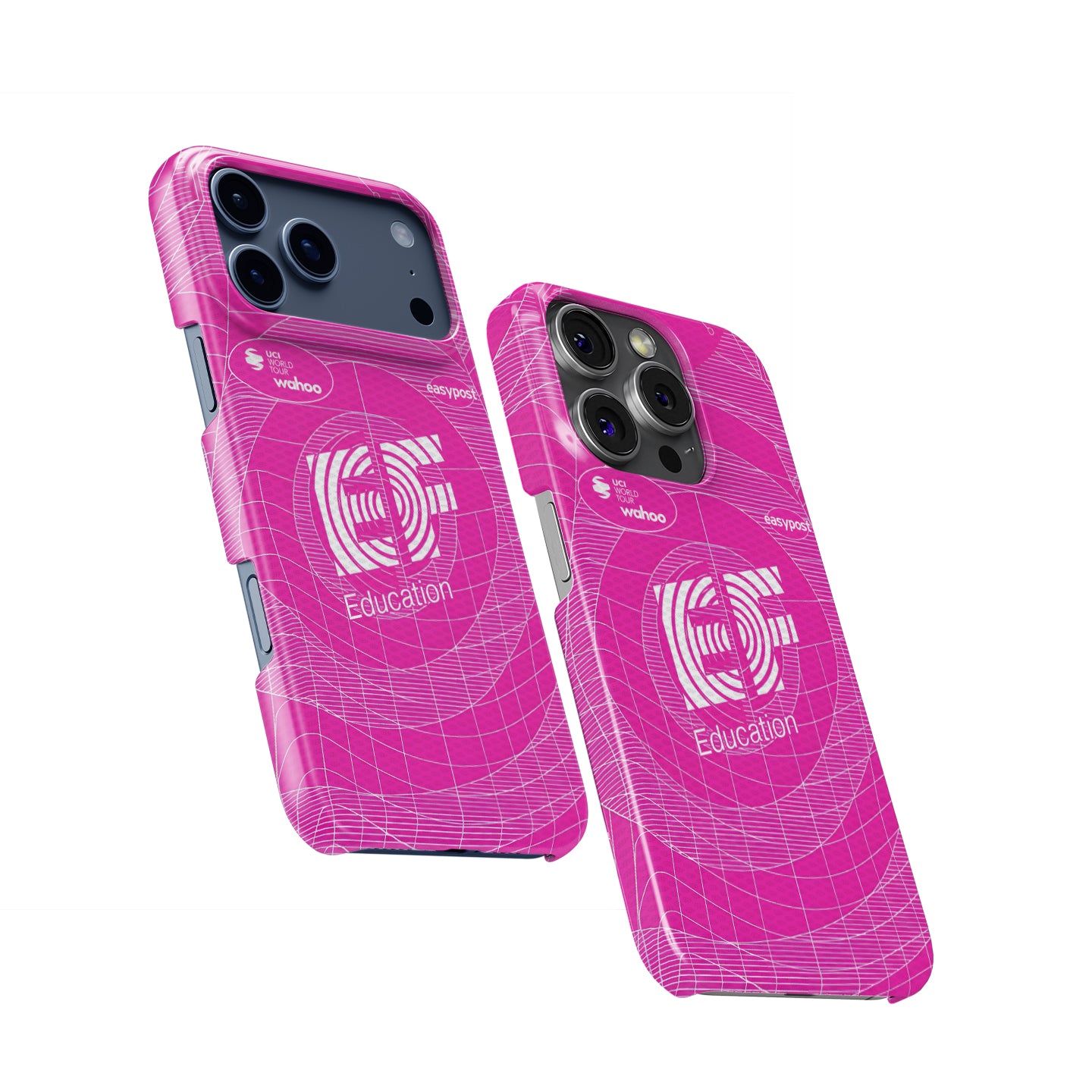 EF Education-EasyPost 2026 Pink Grid Cycling Jersey Phone Case for iPhone
