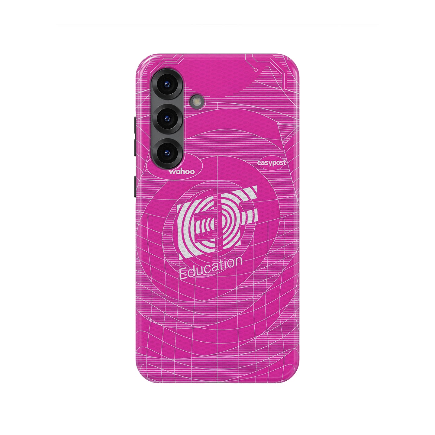 EF Education-EasyPost 2026 Pink Grid Cycling Jersey Phone Case for Samsung Galaxy