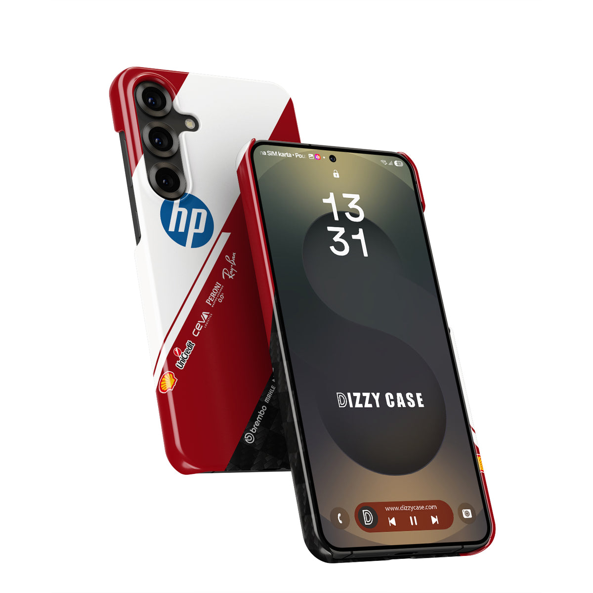 Lewis Hamilton 2025 Racing Livery Inspired Phone Case – Tribute Edition (Samsung Galaxy)