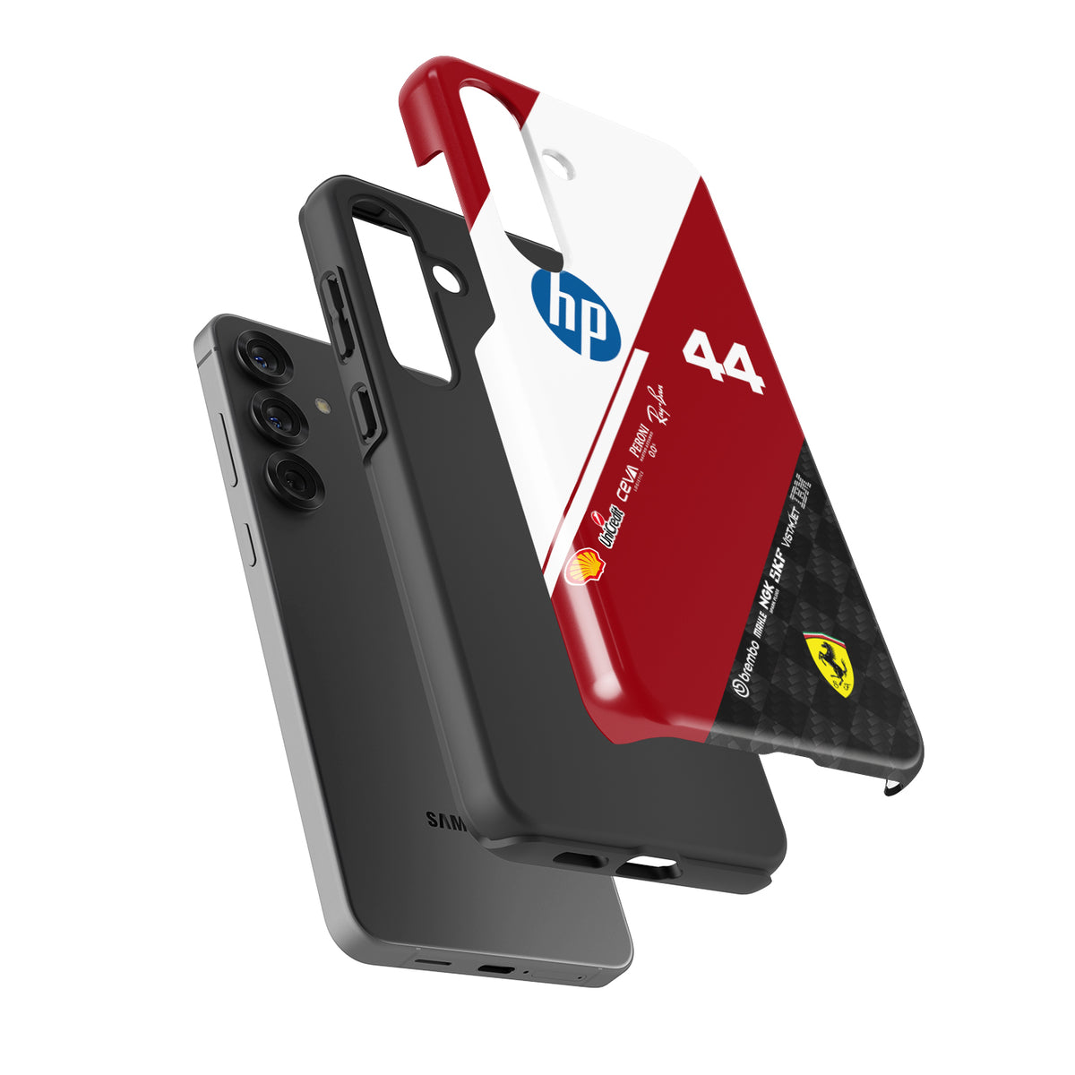 Lewis Hamilton 2025 Racing Livery Inspired Phone Case – Tribute Edition (Samsung Galaxy)