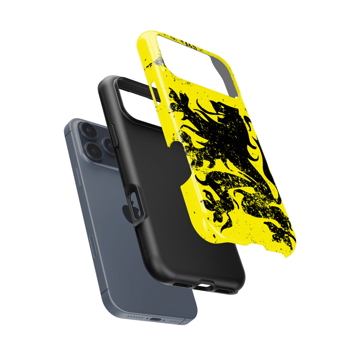 Flemish Lion Classic Edition cycling iPhone case view 6
