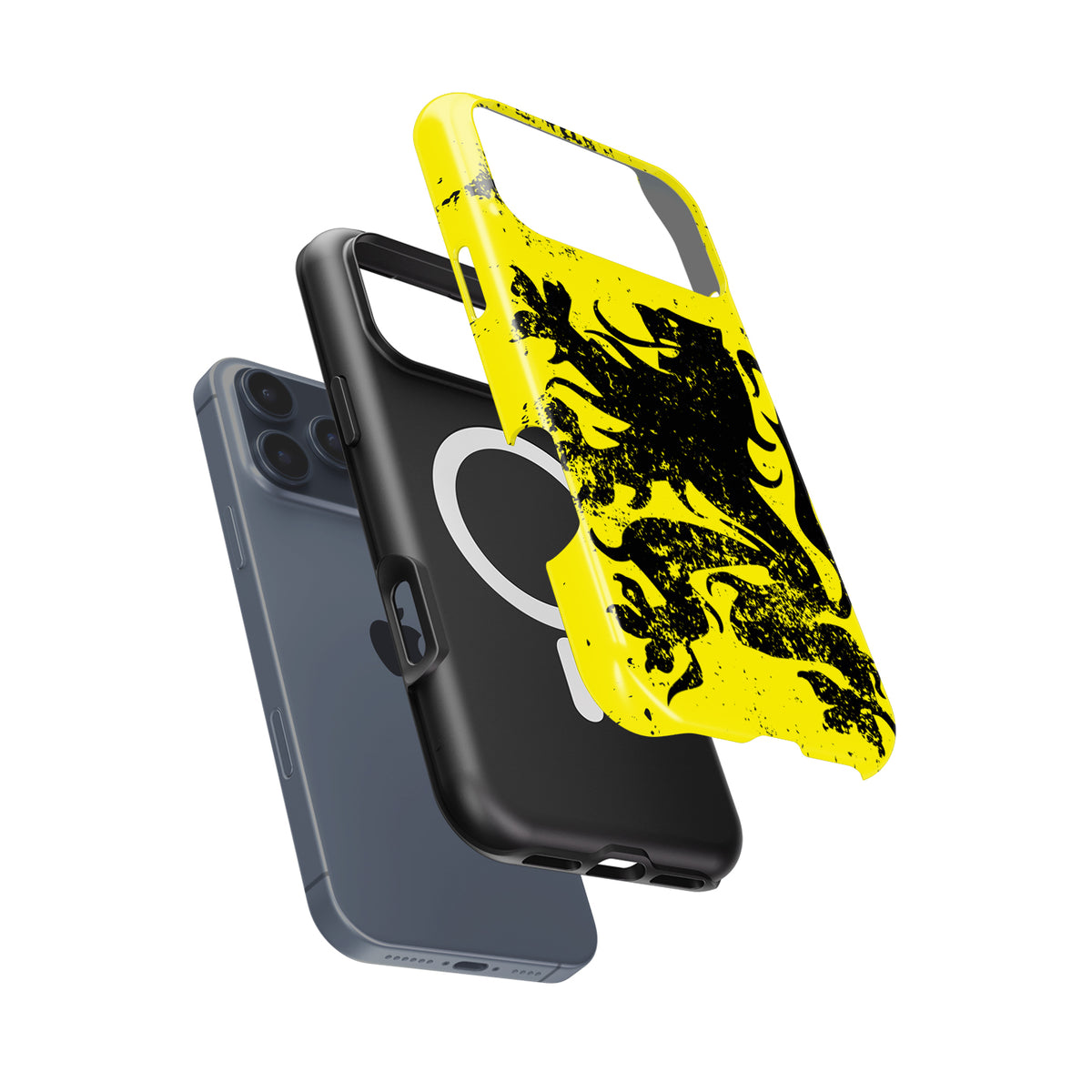 Flemish Lion Cycling Phone Case – Classic Belgian Heritage (For Pixel & More)