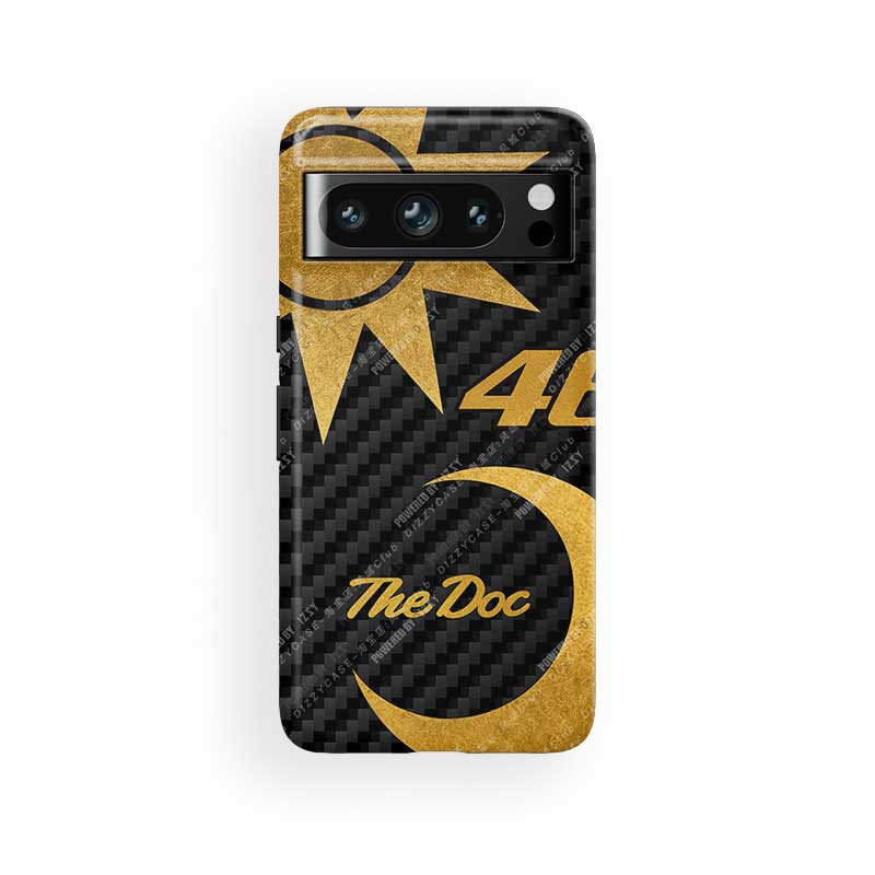 Funda para teléfono Tadej Pogacar 2024 Dual Triumph en jersey amarillo y rosa de DIZZY