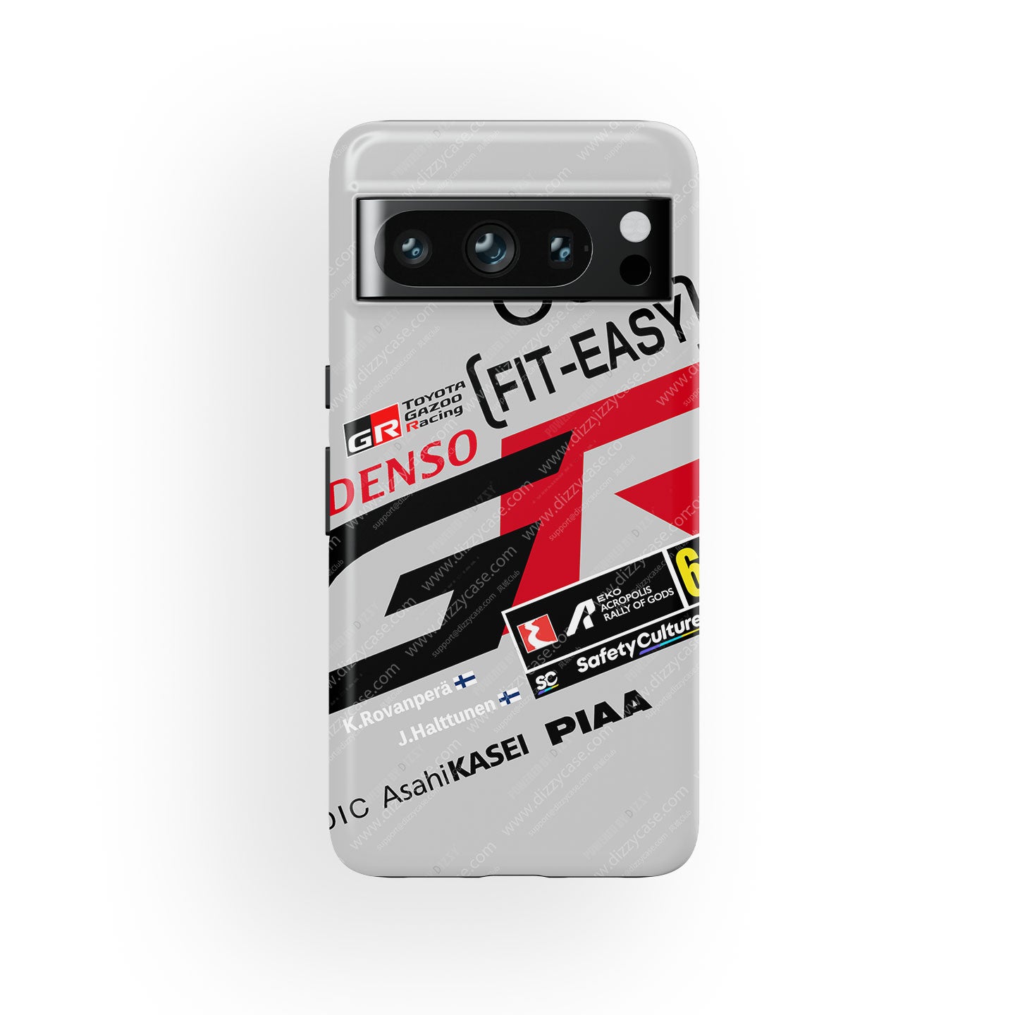 Funda para teléfono Tadej Pogacar 2024 Dual Triumph en jersey amarillo y rosa de DIZZY