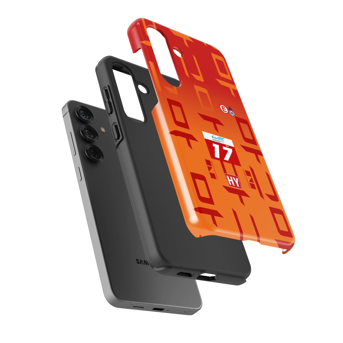 Genesis Magma Racing GMR-001 number 17 Hypercar Samsung Galaxy case front view