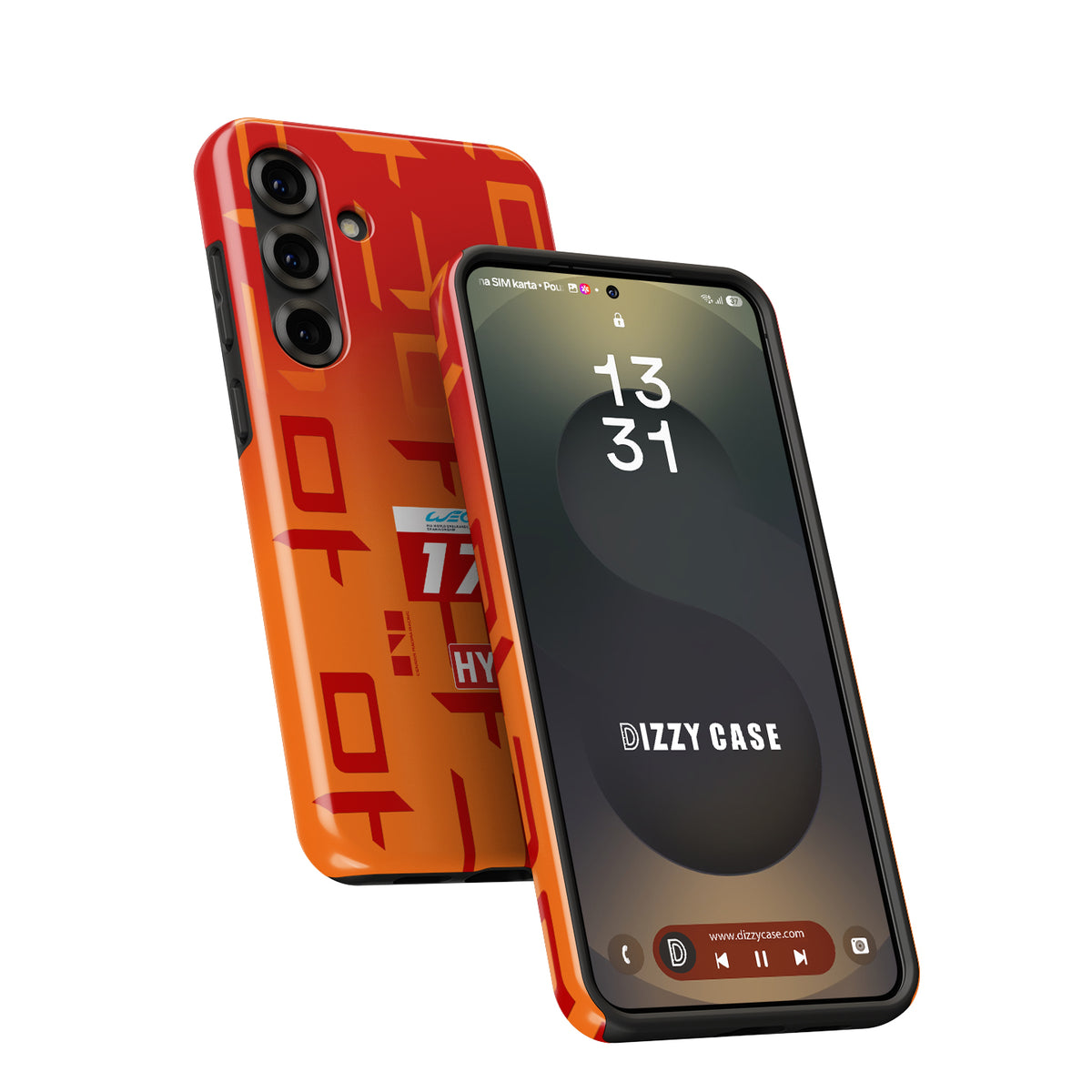 Genesis Magma Racing GMR-001 number 17 Hypercar Samsung Galaxy case front view