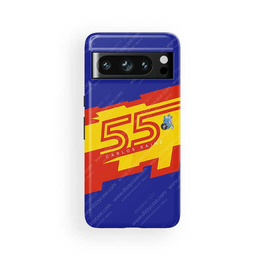 Carlos Sainz 2025 Williams Helmet Edition Phone Case – Spanish Spirit Design for Google & More