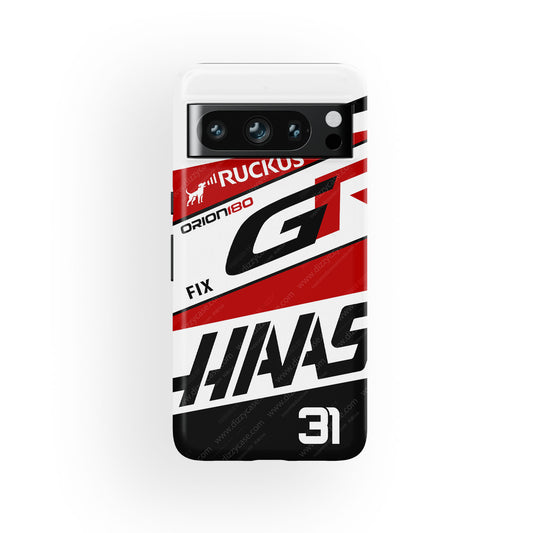Esteban Ocon #31 Haas Livery - Case for Pixel 10