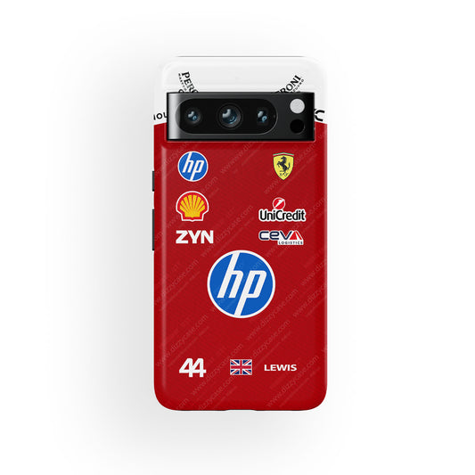 Lewis Hamilton 2026 Red Team Suit Design - Case for Pixel 10