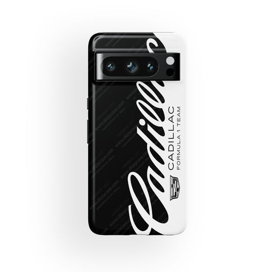 Cadillac F1 Vertical Script Design - Case for Pixel 10