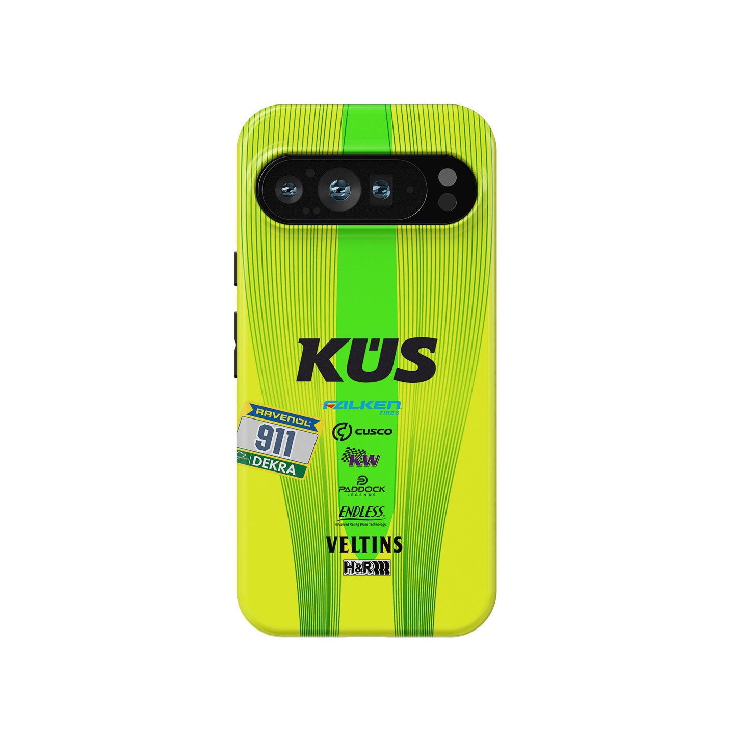 Grello 30th Anniversary 911 racing livery inspired phone case for Google Pixel OnePlus Xiaomi and Huawei
