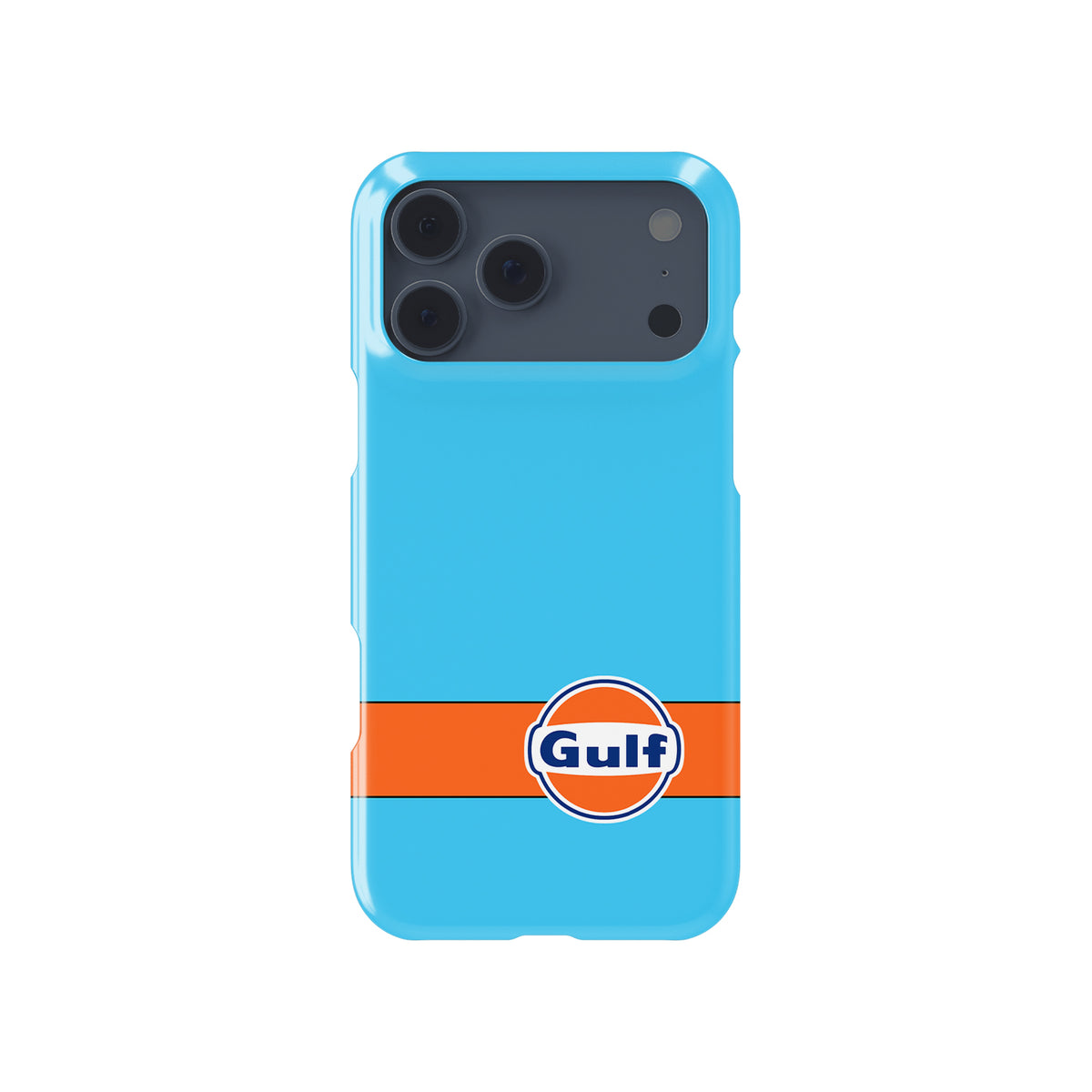 Gulf Livery iPhone Case – Iconic Racing Heritage for Apple