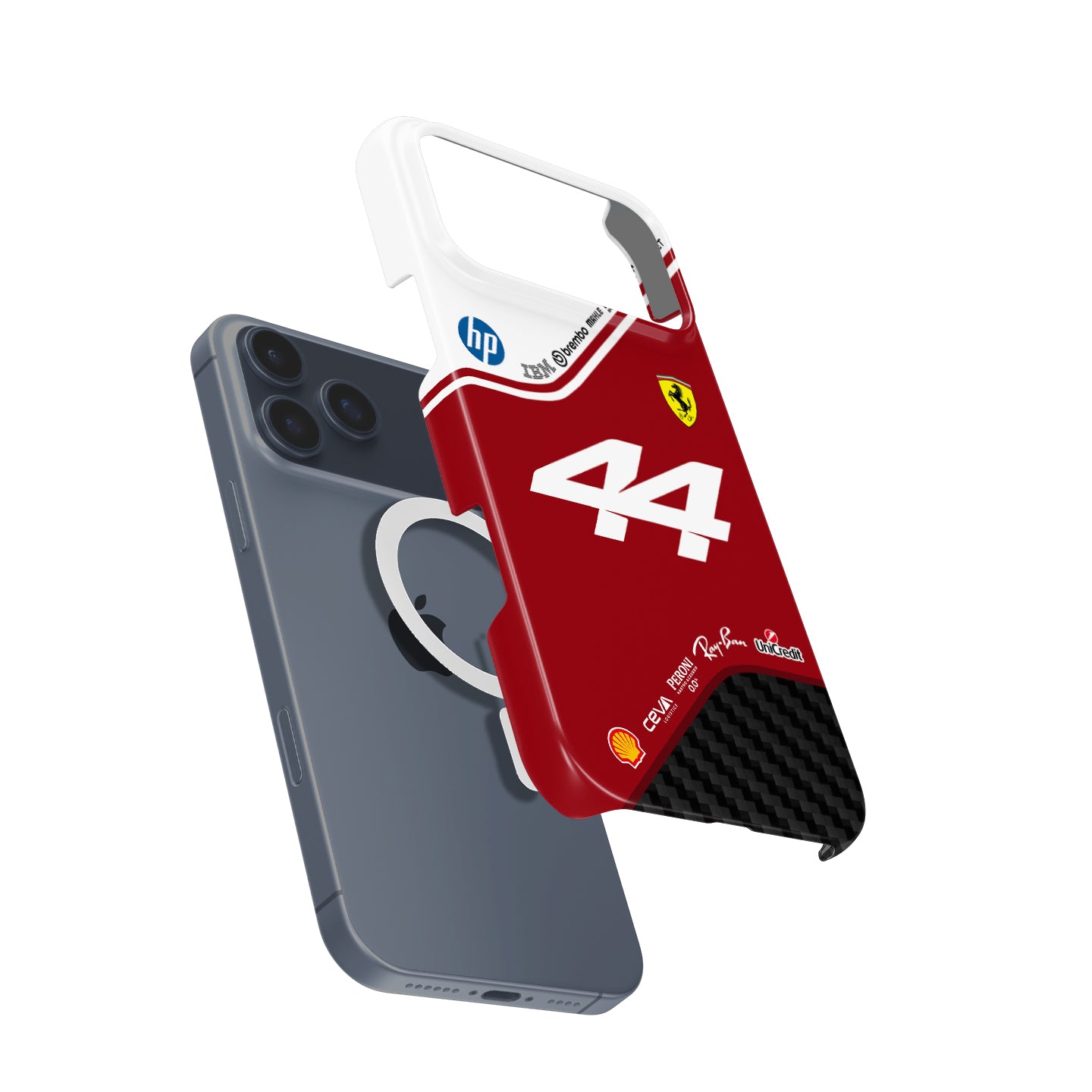 Hamilton Ferrari #44 F1 Livery Phone Case for iPhone — Scuderia Red Racing