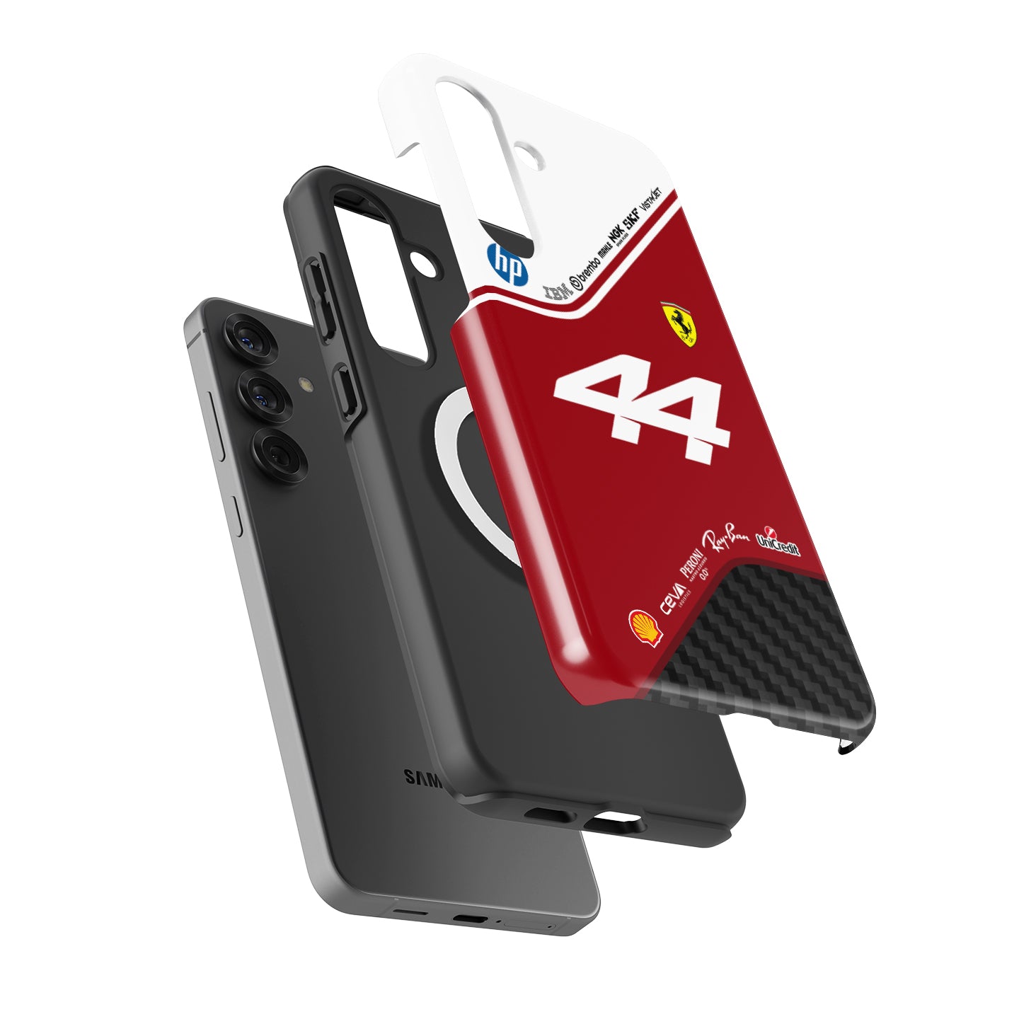 Hamilton Ferrari #44 F1 Livery Phone Case for Samsung Galaxy — Scuderia Red Racing