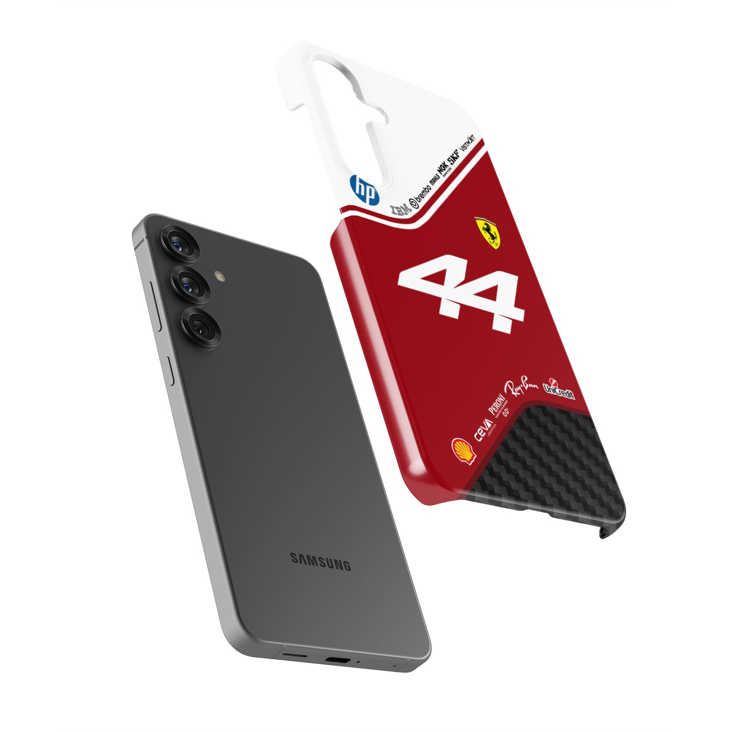 Hamilton Ferrari #44 F1 Livery Phone Case for Samsung Galaxy — Scuderia Red Racing