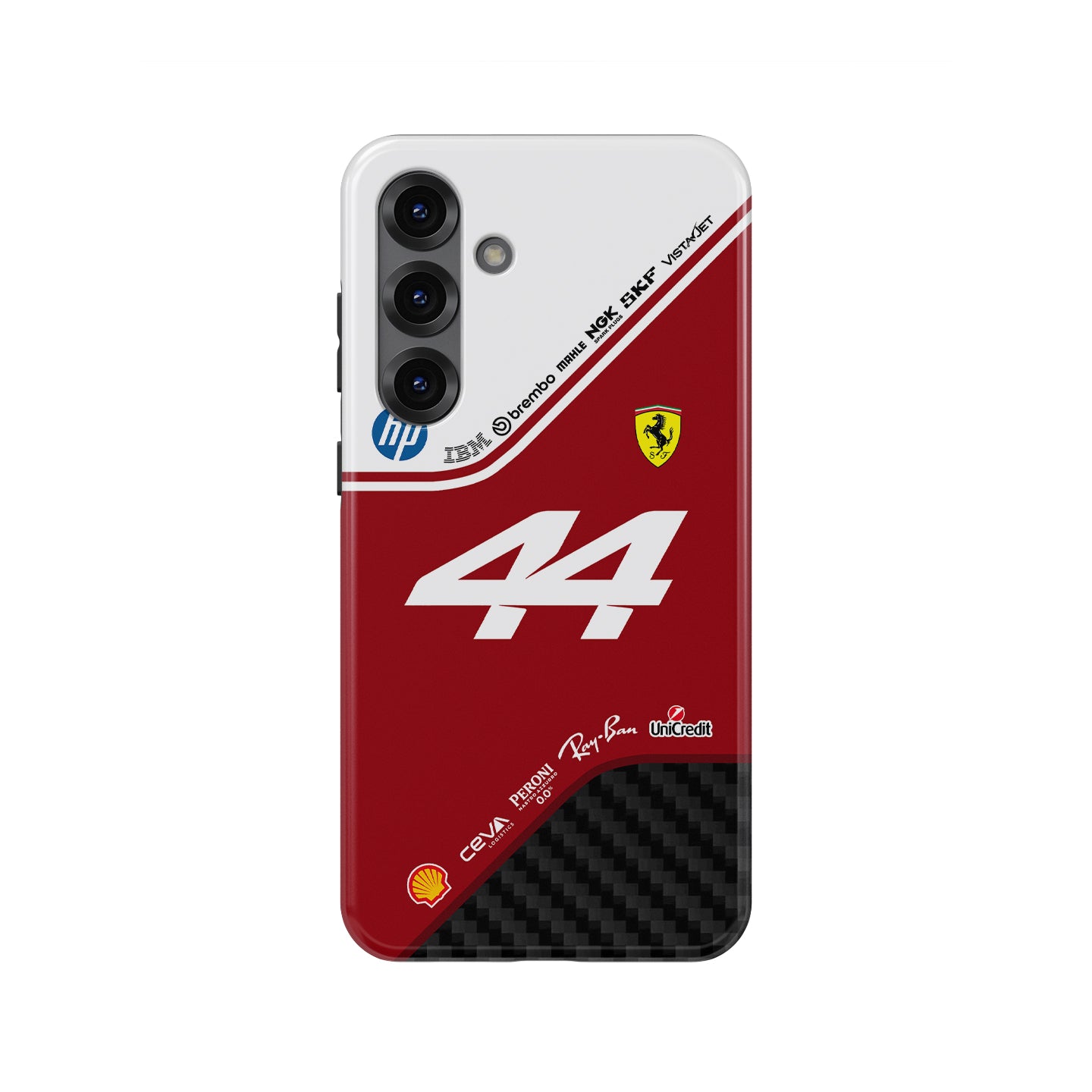 Hamilton Ferrari #44 F1 Livery Phone Case for Samsung Galaxy — Scuderia Red Racing