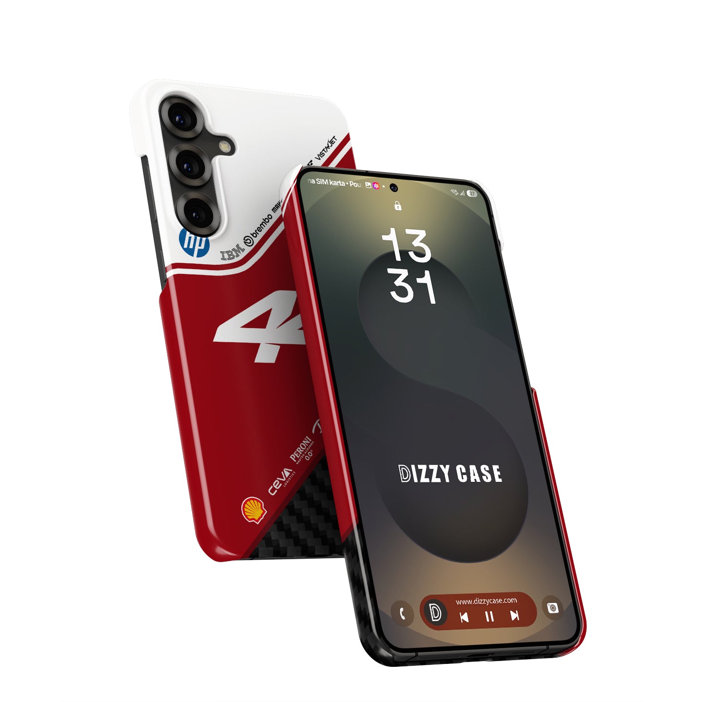 Hamilton Ferrari #44 F1 Livery Phone Case for Samsung Galaxy — Scuderia Red Racing