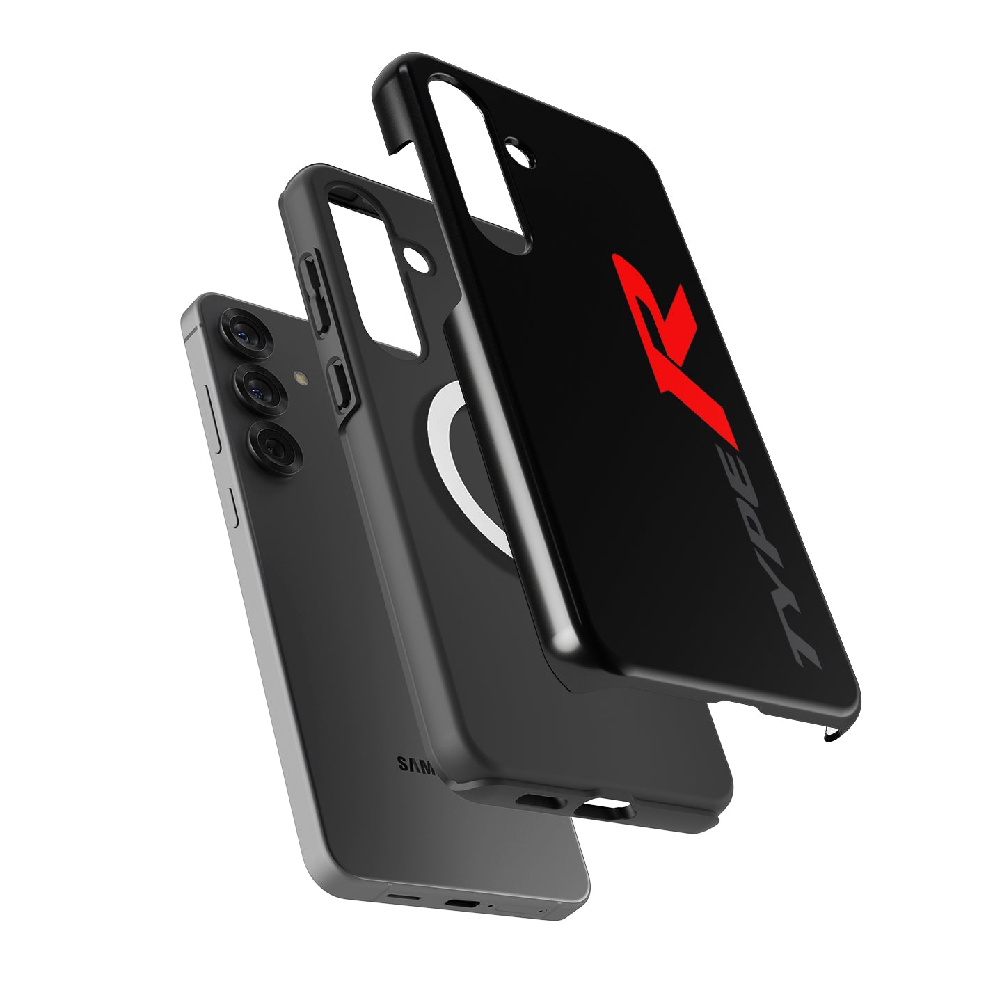 Honda Civic Type R JDM Phone Case for Samsung Galaxy — Red Badge Performance Style