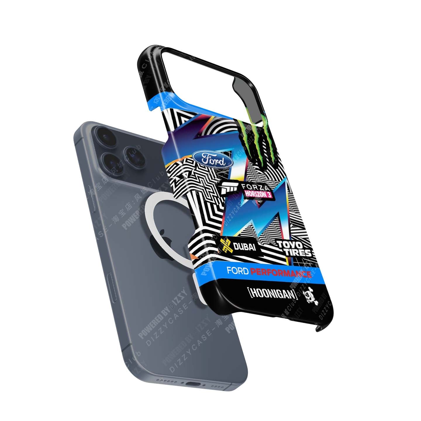 Ken Block Ford Fiesta RS Gymkhana 8 Phone Case: Bold Rally Style