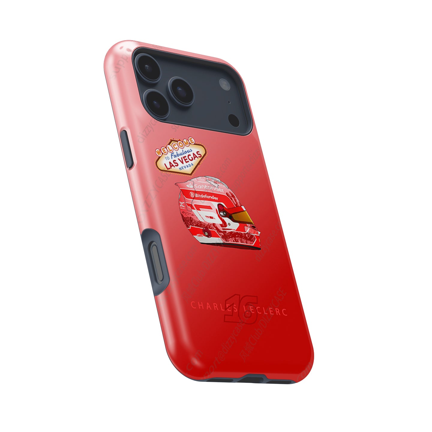 Charles Leclerc Las Vegas Grand Prix 2024 F1 Helmet iPhone Case | DIZZY CASE