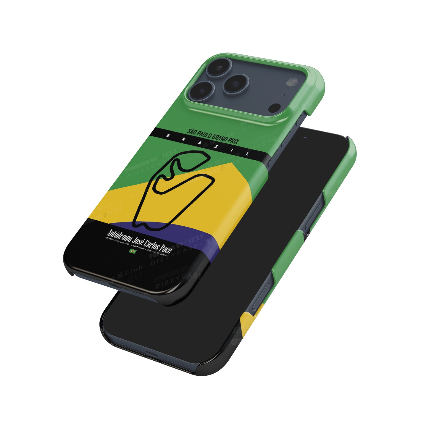 São Paulo Grand Prix iPhone Case – Iconic Track Map | DIZZY CASE