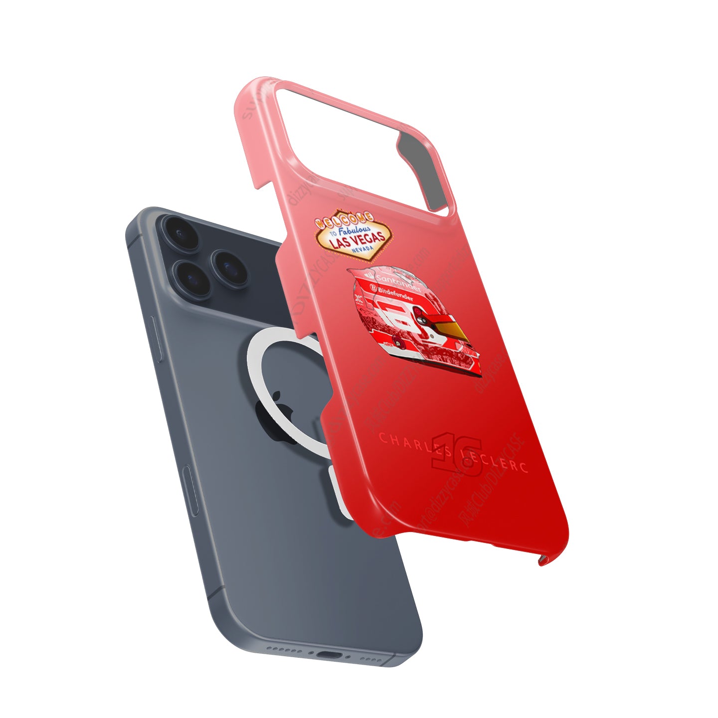 Charles Leclerc Las Vegas Grand Prix 2024 F1 Helmet iPhone Case | DIZZY CASE