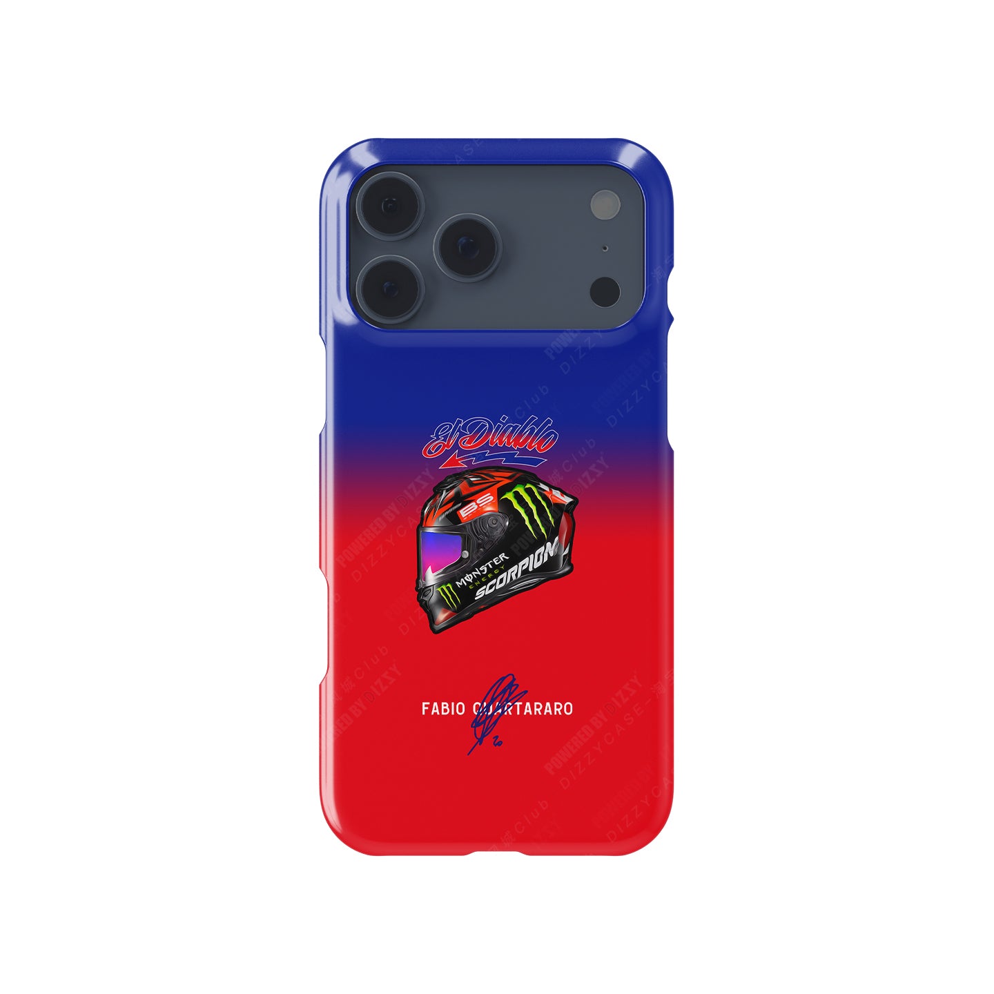 Fabio Quartararo 2022 Helmet MotoGP Phone Case: Race-Ready Style