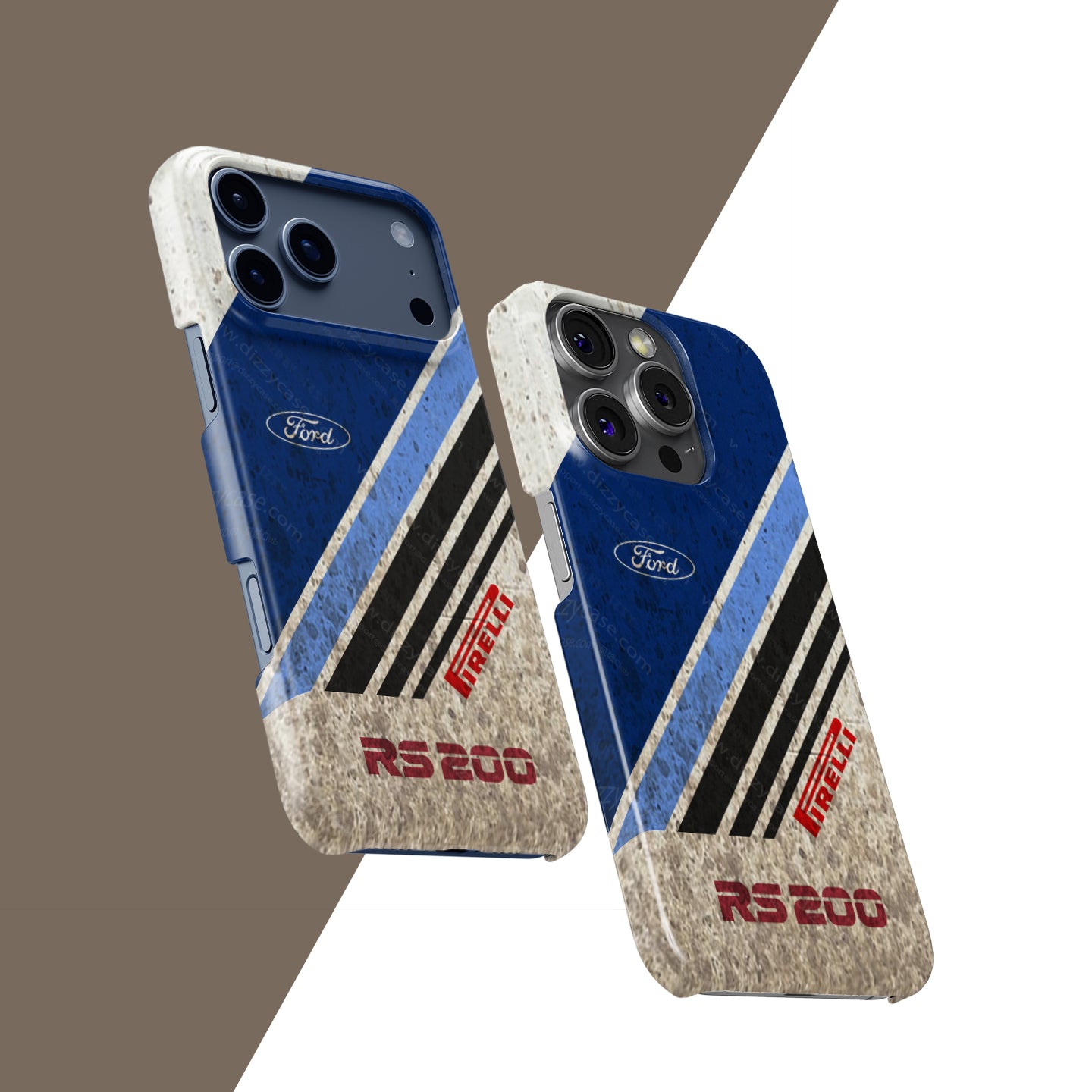 Ford RS200 Group B Rally Phone Case – Iconic Mud Livery Protection | DIZZY CASE