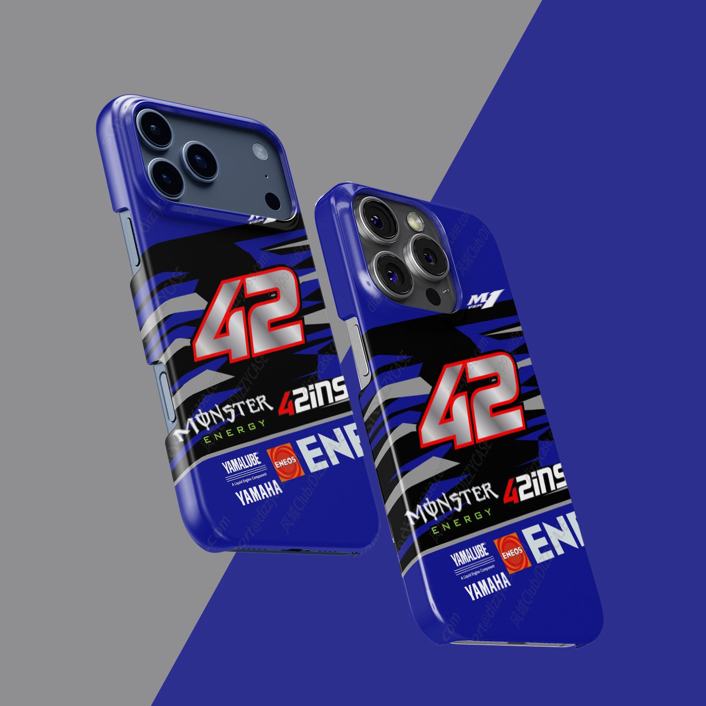 Alex Rins #AR42 Yamaha MotoGP 2024 Livery Phone Case by DIZZY