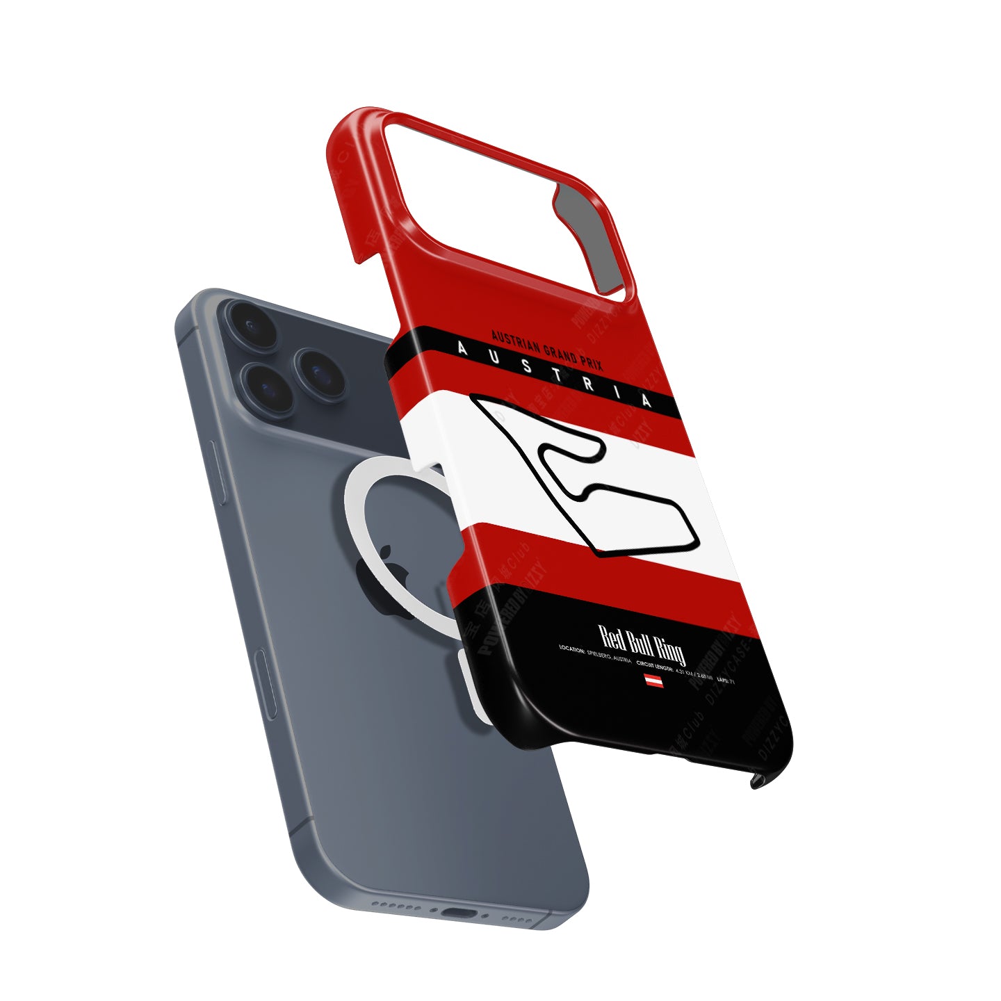 Austria GP iPhone Case – Red Bull Ring Track Map Design | DIZZY CASE