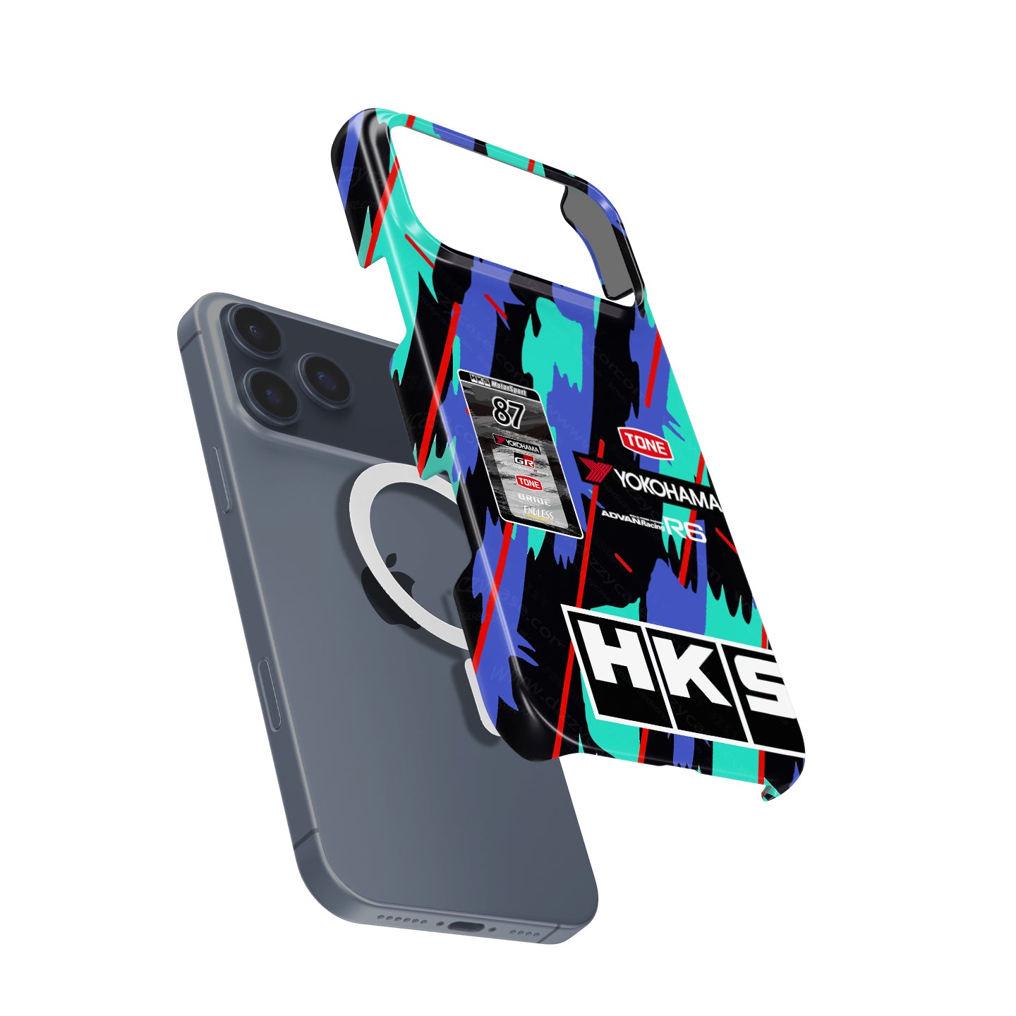 Toyota GR Yaris HKS Livery Phone Case by DIZZY