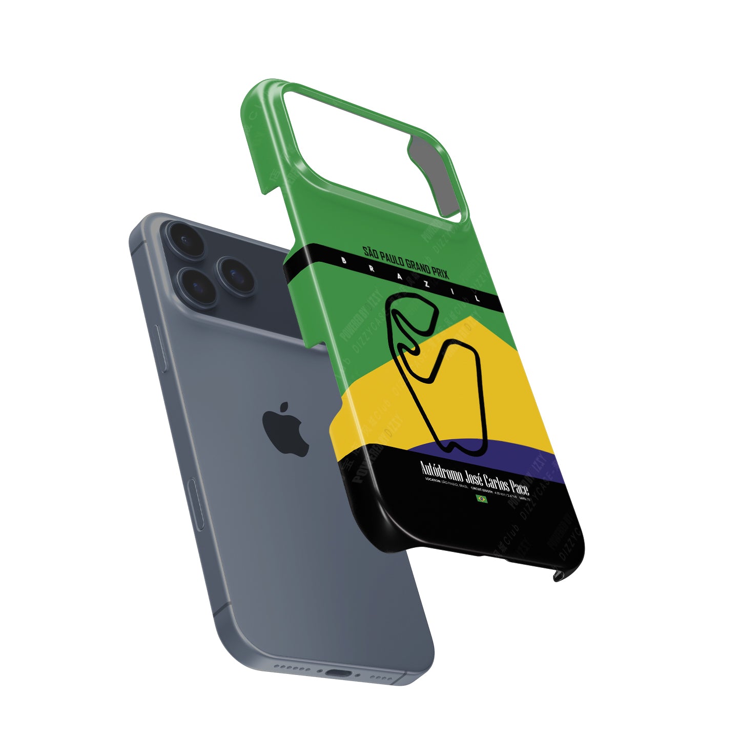 São Paulo Grand Prix iPhone Case – Iconic Track Map | DIZZY CASE